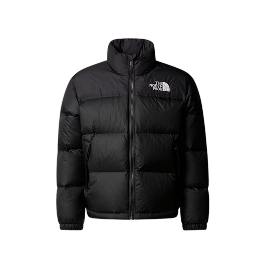NORTH FACE YOUTH TEENS' 1996 RETRO NUPTSE JACKET - BLACK -FRONT VIEW