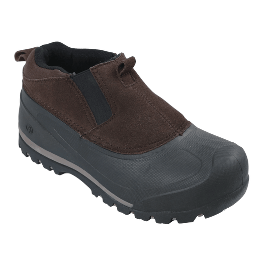 NORTHSIDE DAWSON SUEDE 4" SLIDE-ON 200GR - CHOCOLATE - FRONT VIEW
