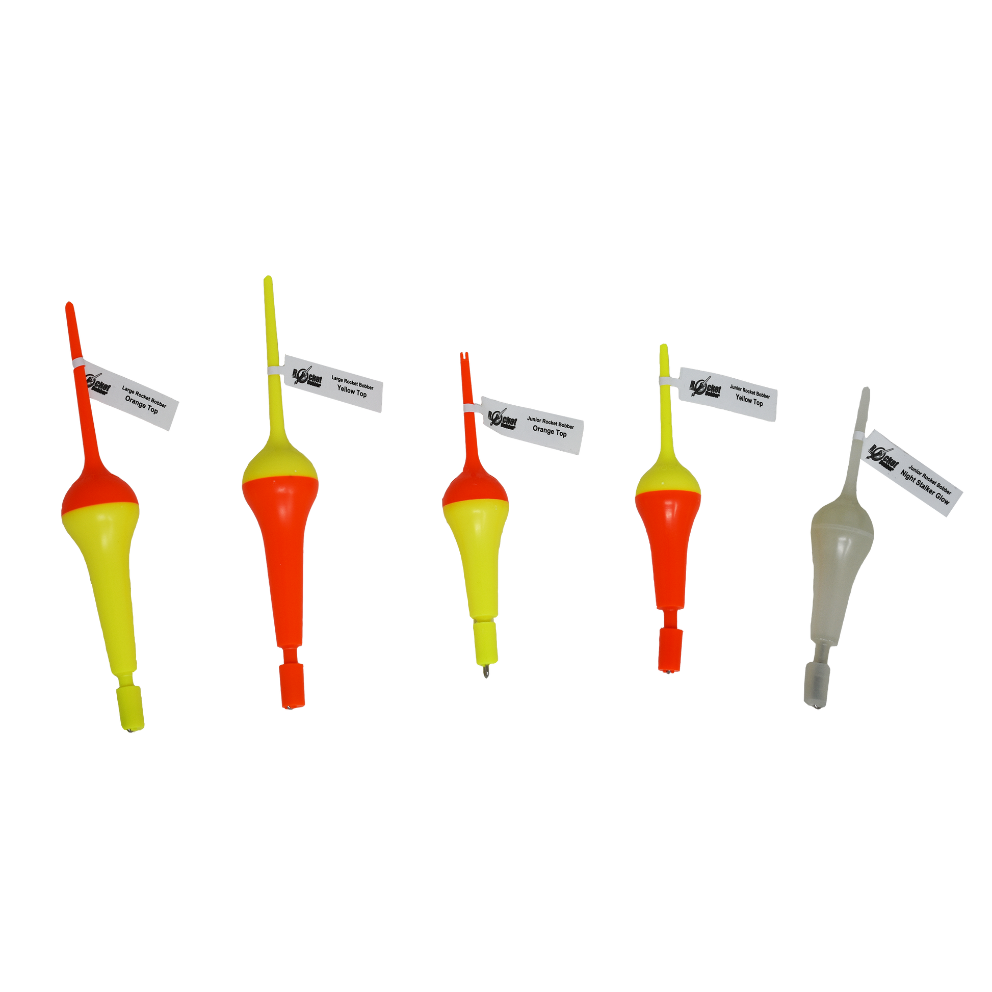 Rocket Bobber Junior, Yellow Top - 4 3/4" Eco Packaging
