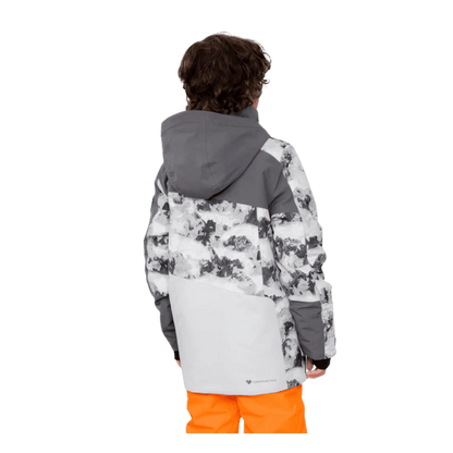OBERMEYER BOY'S AXEL JACKET - FLY OVER - BACK VIEW