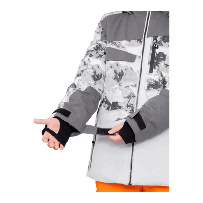 OBERMEYER BOY'S AXEL JACKET - FLY OVER - CLOSER VIEW