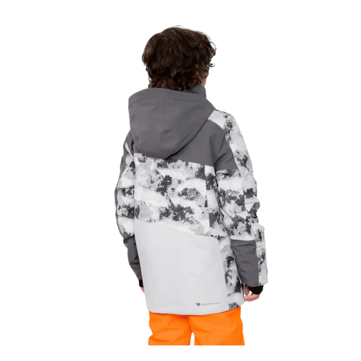 OBERMEYER BOYS' AXEL JACKET - FLY OVER - BACK VIEW