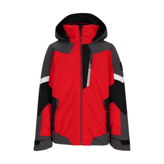 OBERMEYER BOY'S FLEET JACKET - BRAKE LIGHT - FRONT VIEW