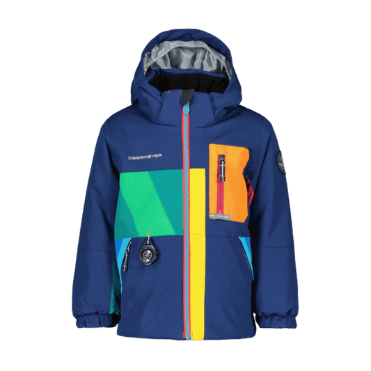 OBERMEYER BOY'S NEBULA JACKET - NAVY - FRONT VIEW
