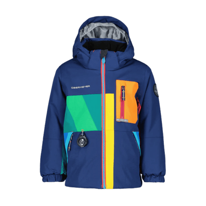 OBERMEYER BOY'S NEBULA JACKET - NAVY - FRONT VIEW