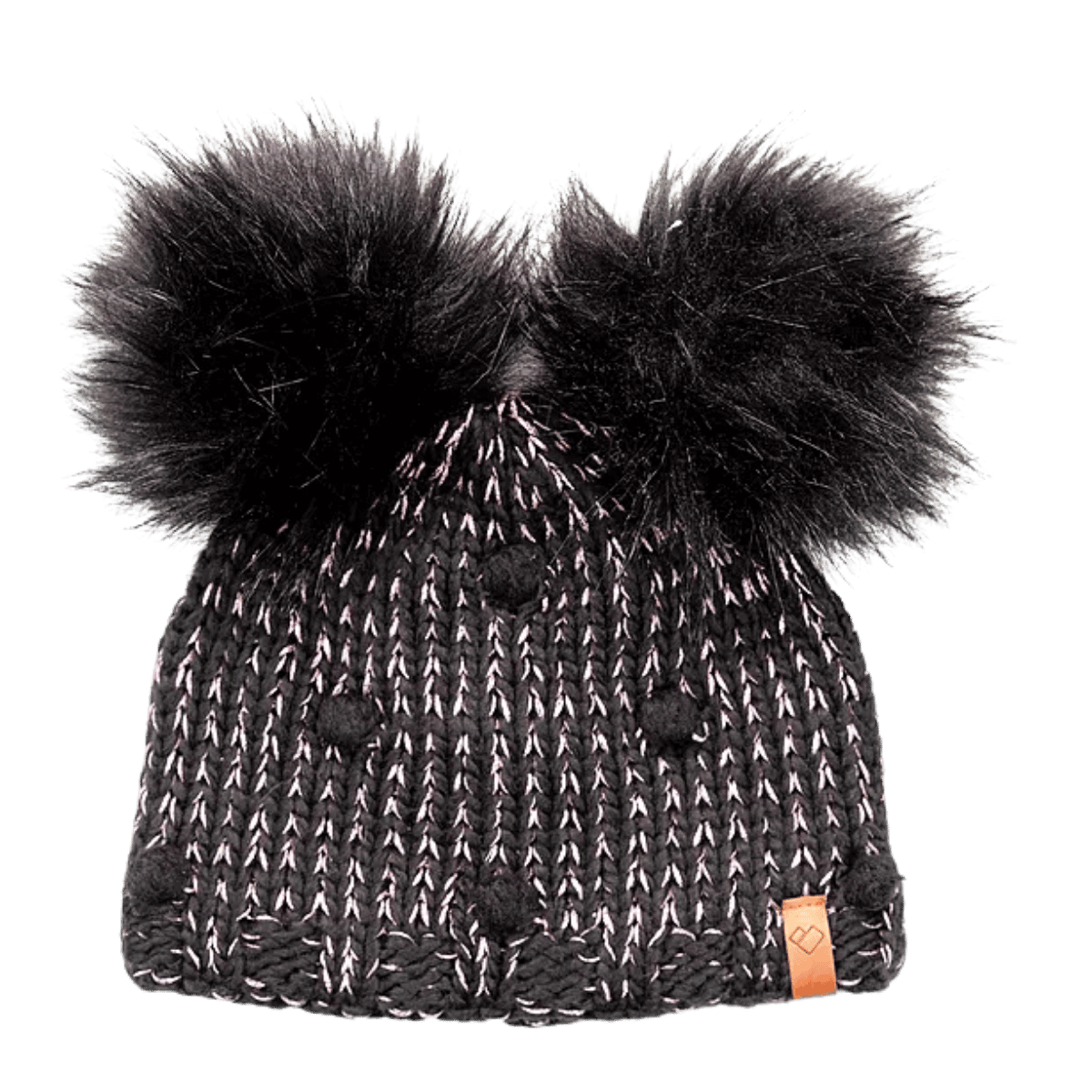 OBERMEYER KID'S PARIS POM-POM BEANIE - ONE SIZE - BLACK