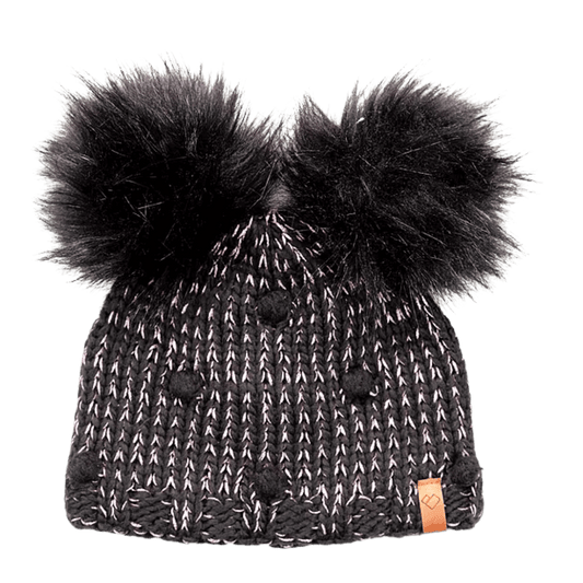 OBERMEYER KID'S PARIS POM-POM BEANIE - ONE SIZE - BLACK