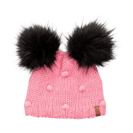OBERMEYER KID'S PARIS POM-POM BEANIE - ONE SIZE - PINKAFECTION