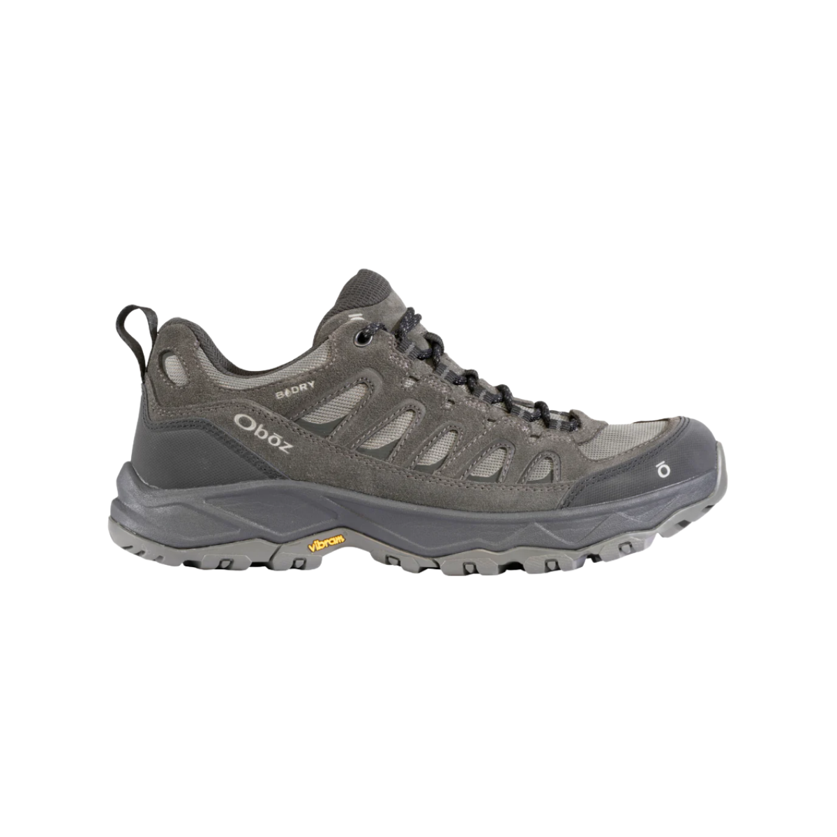 OBOZ SAWTOOTH ASCENT LOW B-DRY WIDE CHARCOAL