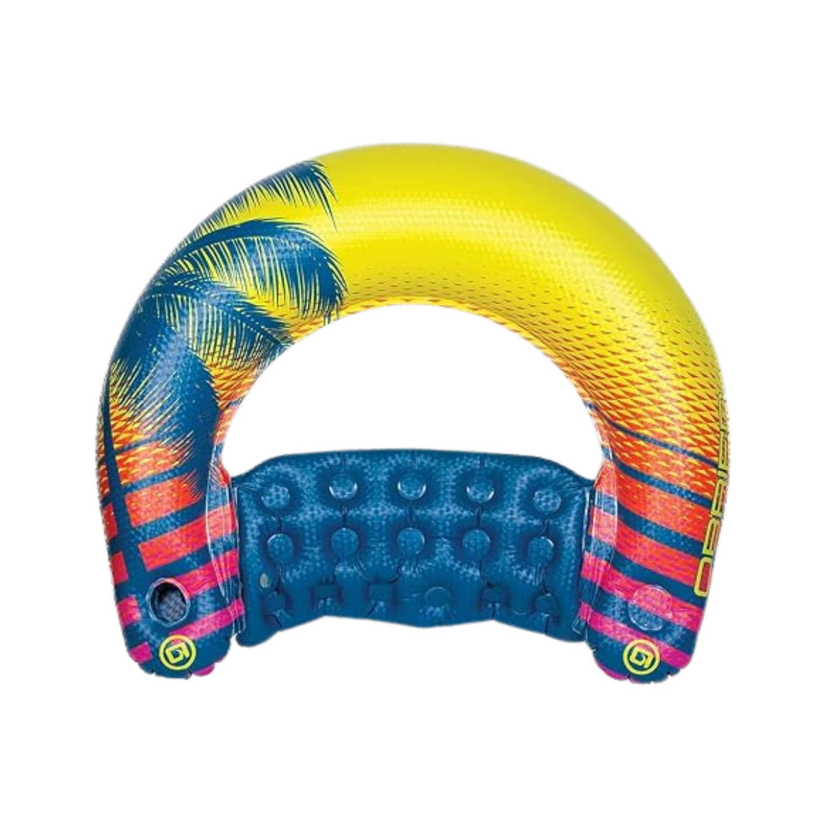 OBRIEN ULTIMATE SIT N SIP FLOATIE BLUE YELLOW