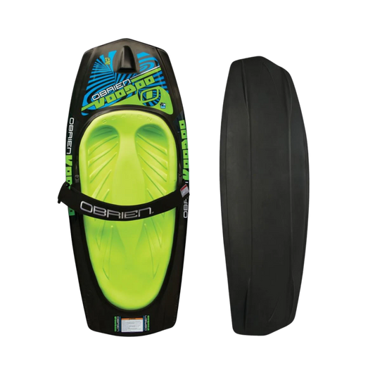 OBRIEN VOO DOO W/HOOK KNEEBOARD BLACK GREEN