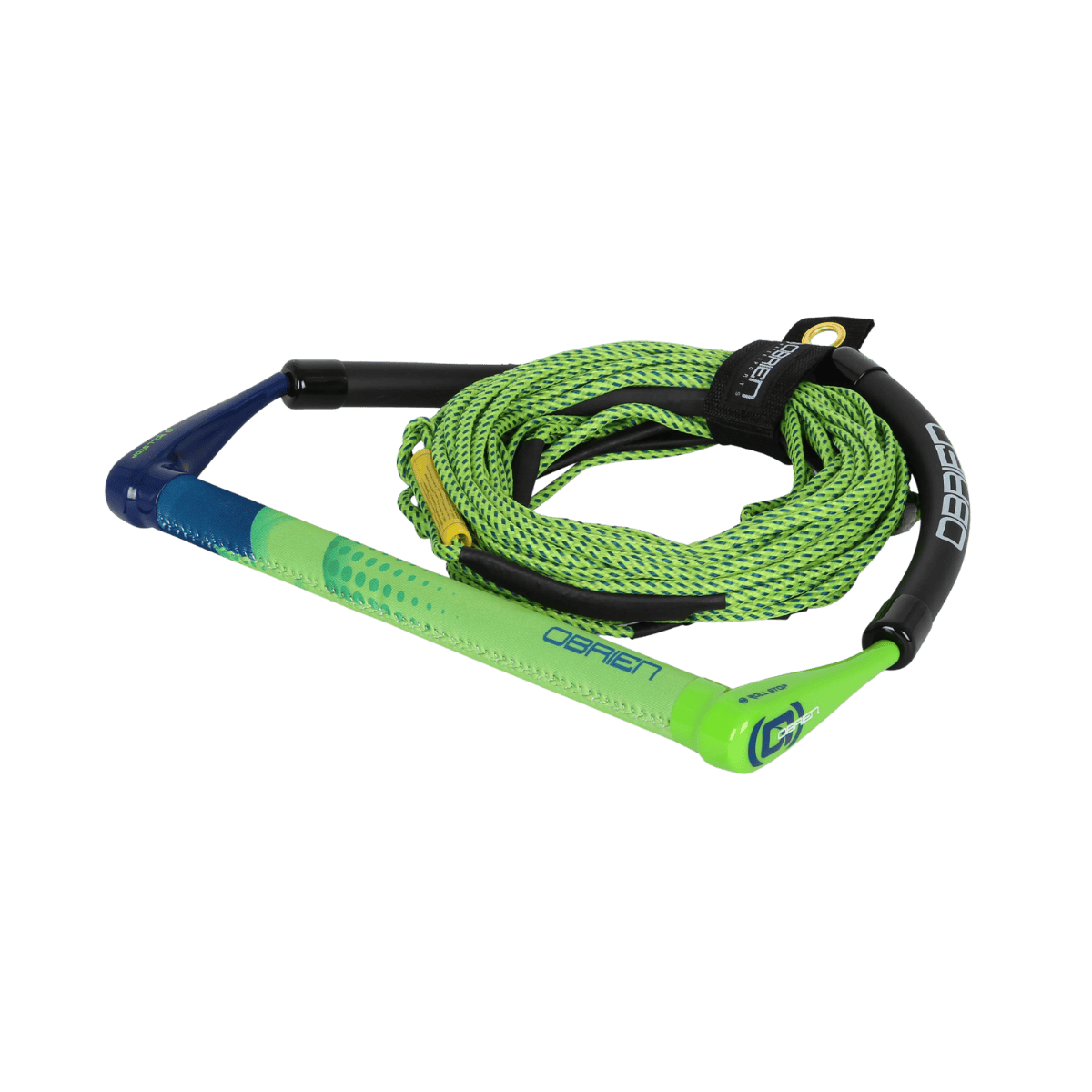 O'BRIEN FUSION HANDLE W/DYNEEMA LINE - BLUE/GREEN