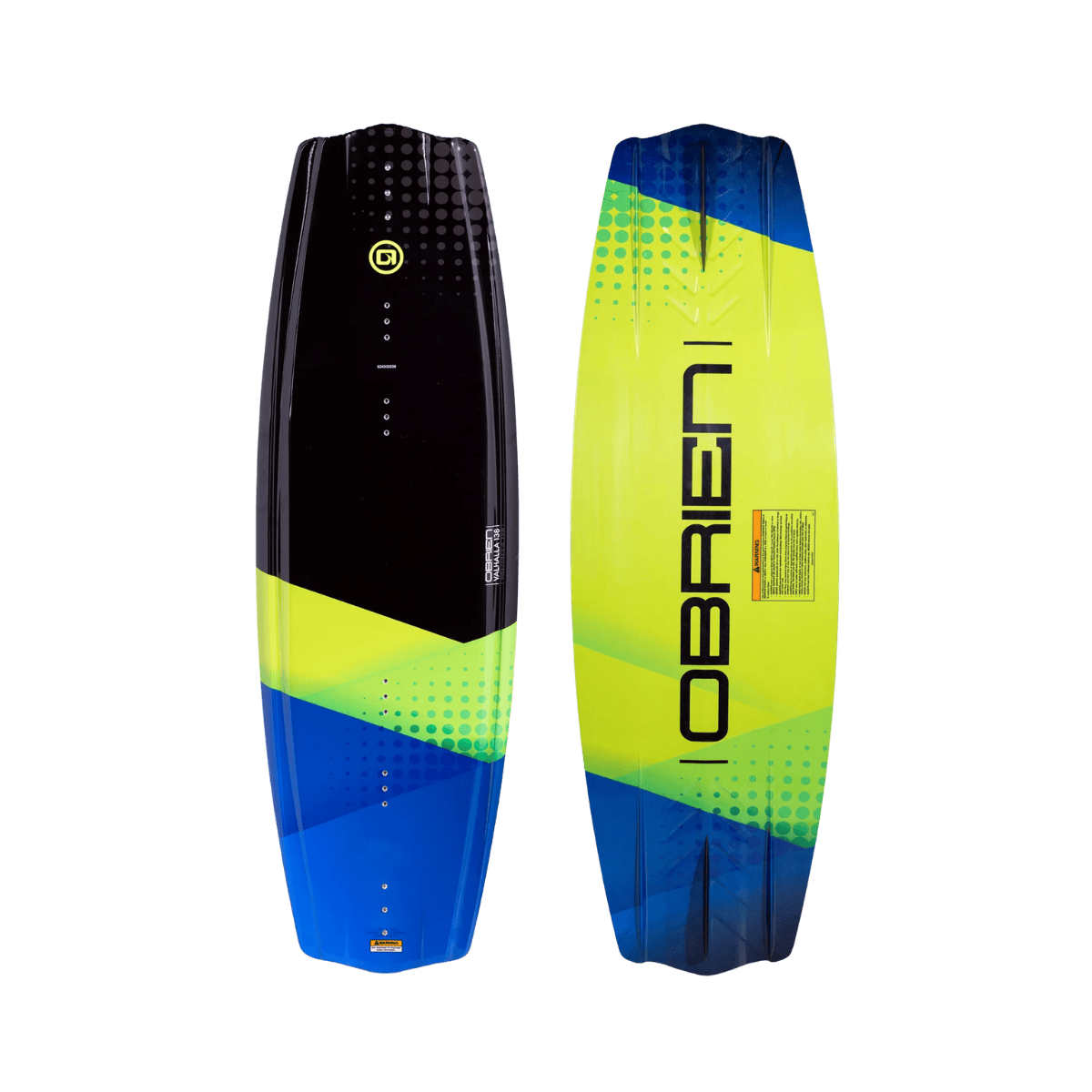 OBRIEN VALHALLA SERIES WAKEBOARD - 143 - FRONT/BACK VIEW