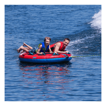 OBRIEN SUPER SCREAMER BOAT TUBE 70 INCH - ON WATER VIEW