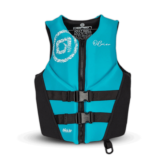 OBRIEN WOEMN'S TRADITIONAL LIFE JACKET - AQUA