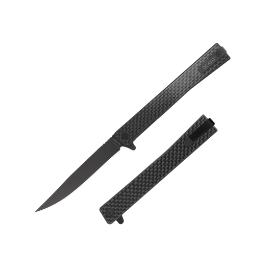 OCASO KNIVES SOLSTICE CARBON FIBER BLACK 7.8IN