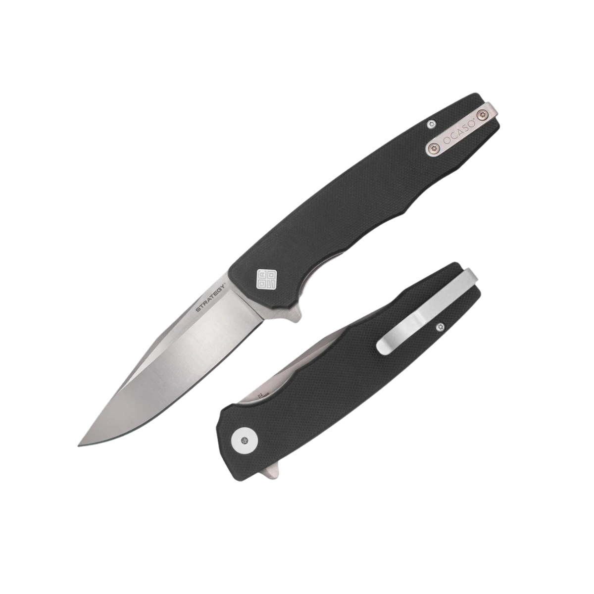 OCASO KNIVES STRATEGY BLACK G-10 BLACK