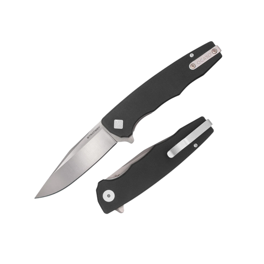 OCASO KNIVES STRATEGY BLACK G-10 BLACK