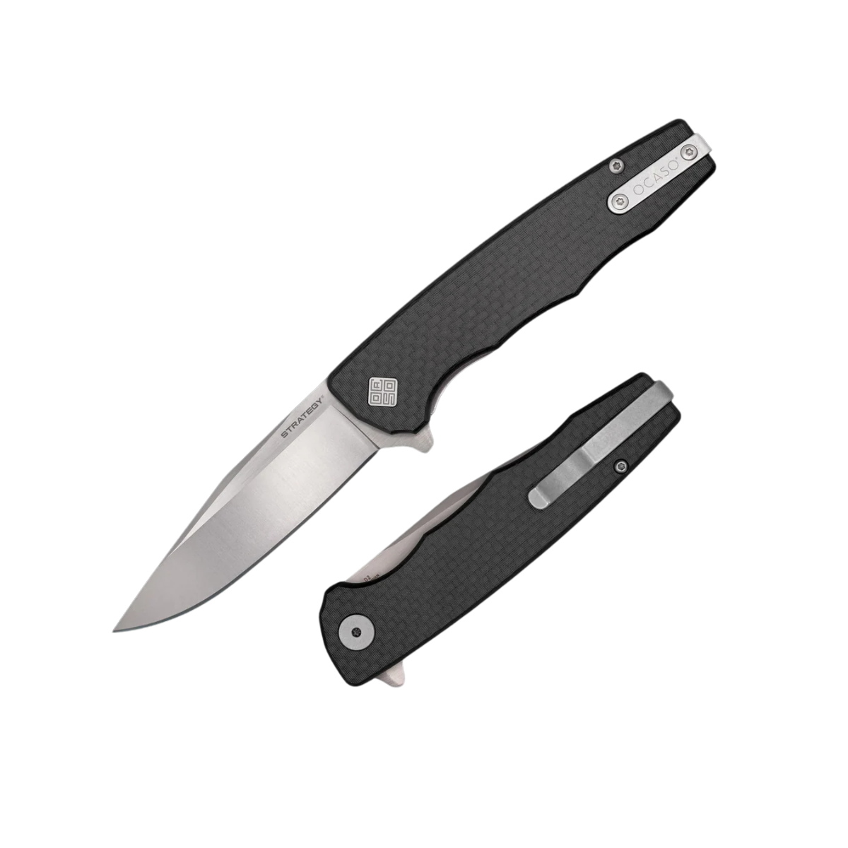 OCASO KNIVES STRATEGY CARBON FIBER G-10 CARBON