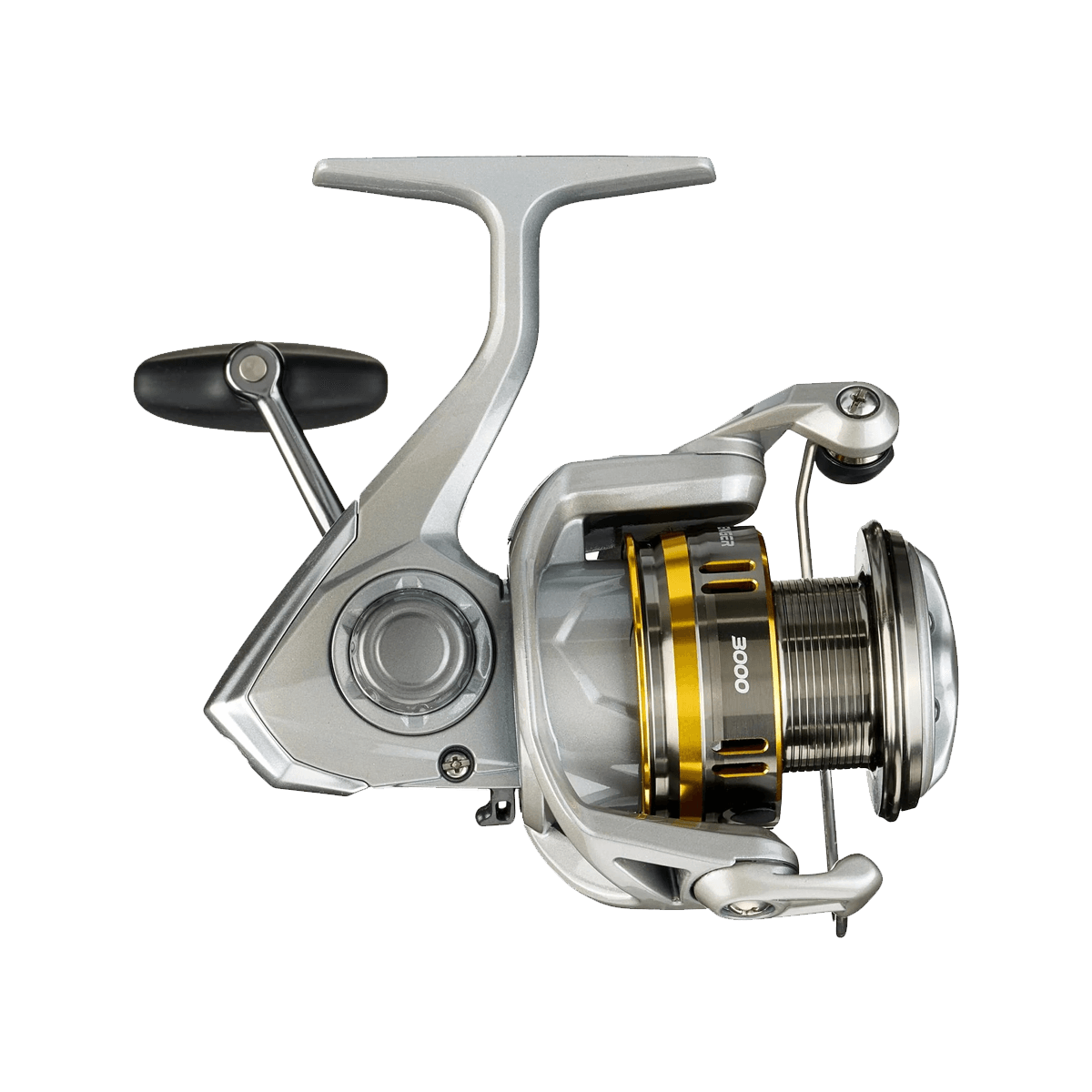 OKUMA AVENGER 'B' SERIES SPIN REEL AV - 500B - SIDE VIEW