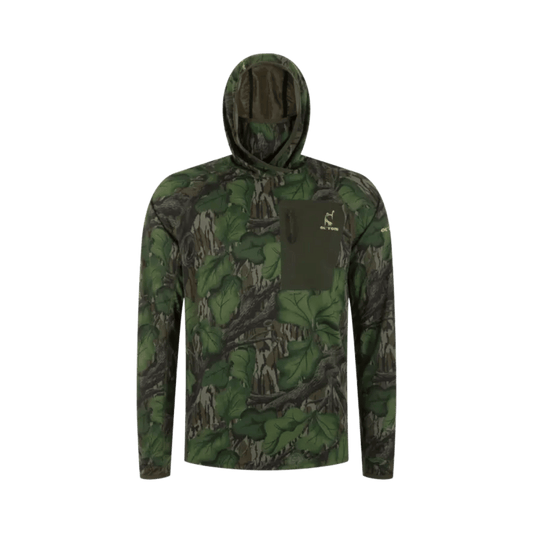 OL`TOM TECHNICAL TURKEY GEAR EARLTY BIRD GATOR HOODIE FULL FOLIAGE