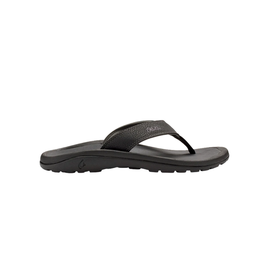 OLUKAI OHANA SANDAL BLACK DARK SHADOW
