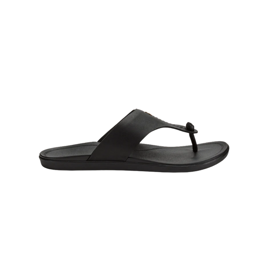 OLUKAI W HO'OPIO MELE SANDAL BLACK