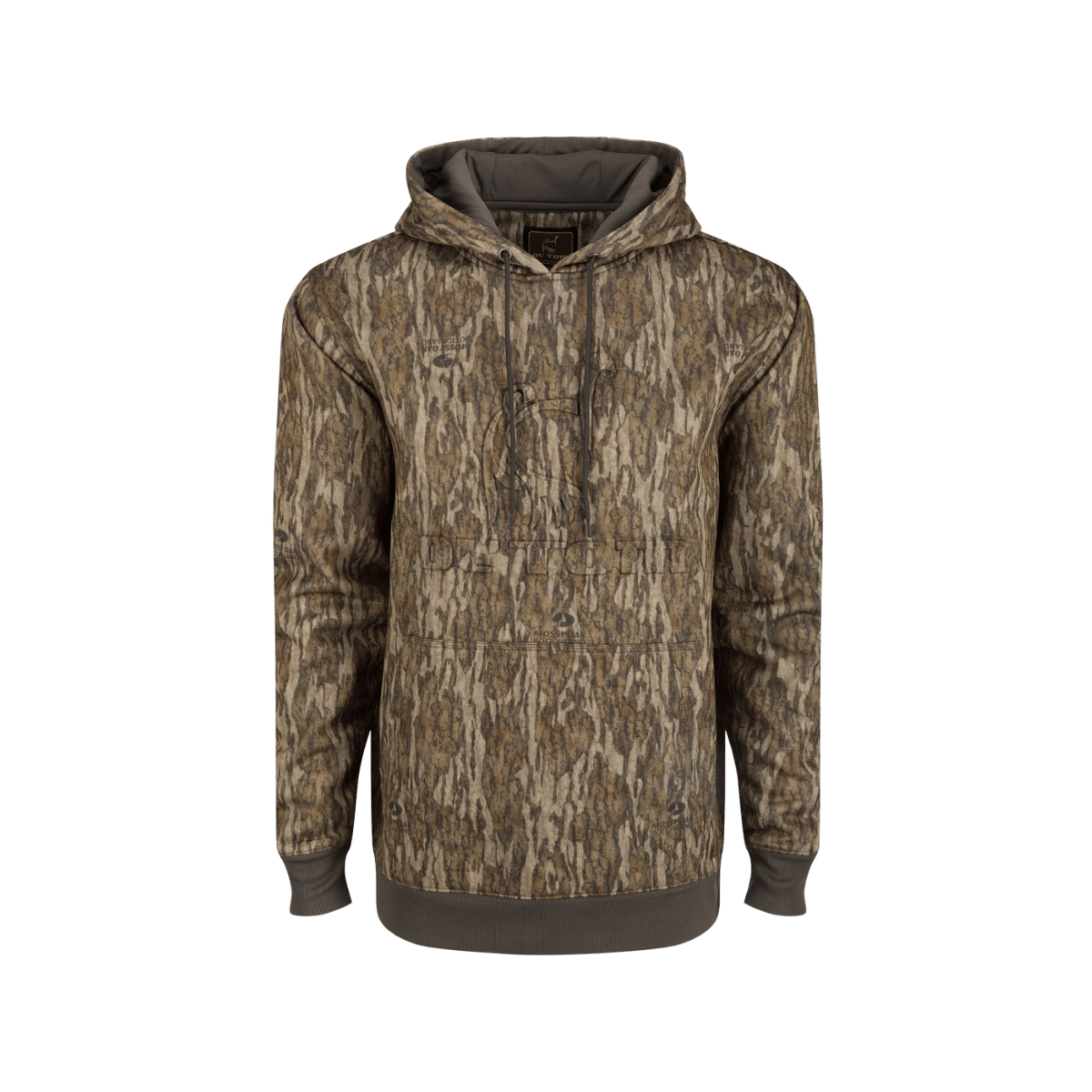 OL`TOM EDDY EMBOSSED SOLID HOODIE - BOTTOMLAND - FRONT