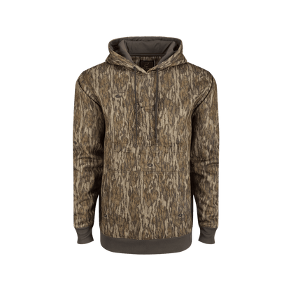 OL`TOM EDDY EMBOSSED SOLID HOODIE - BOTTOMLAND - FRONT