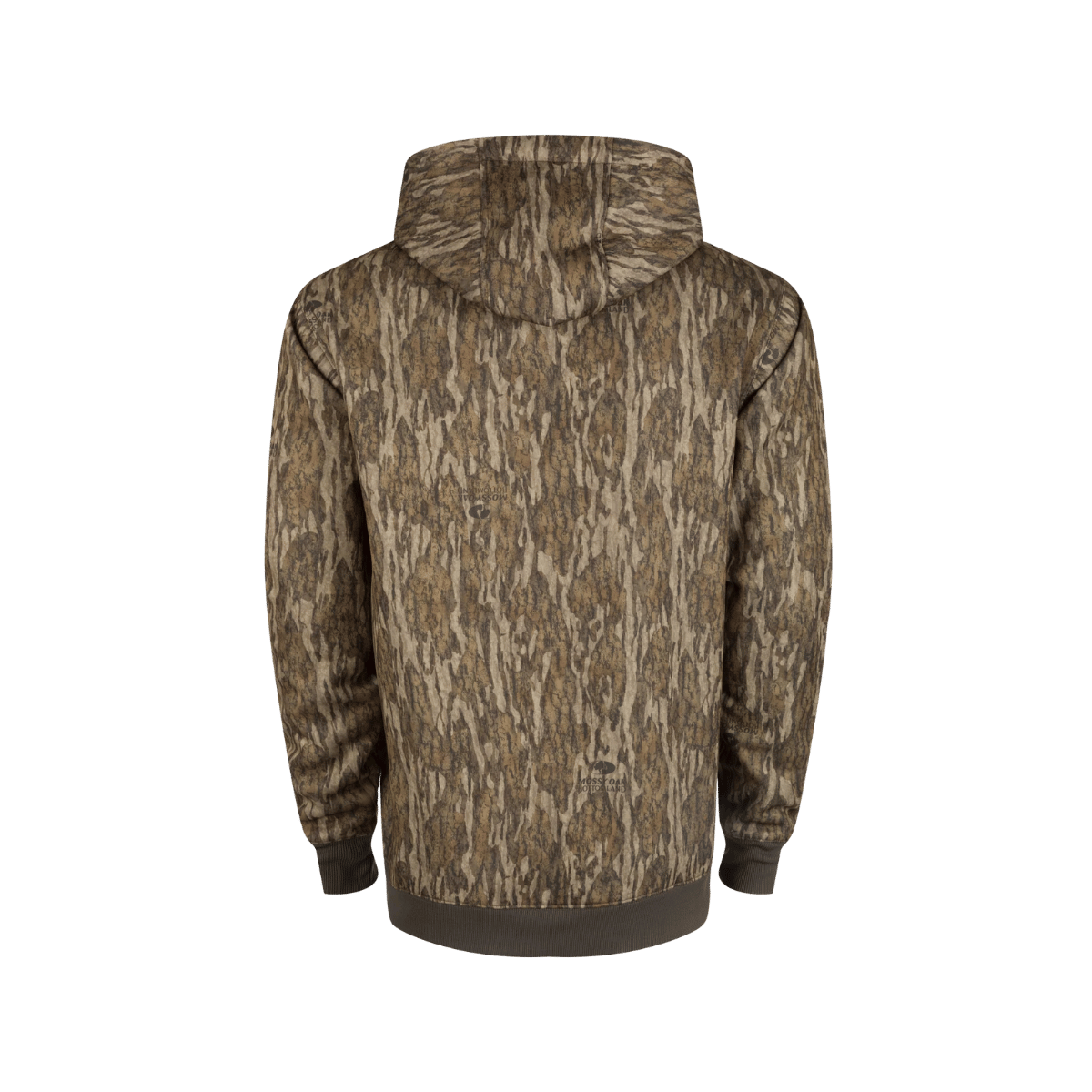 OL`TOM EDDY EMBOSSED SOLID HOODIE - BOTTOMLAND - BACK