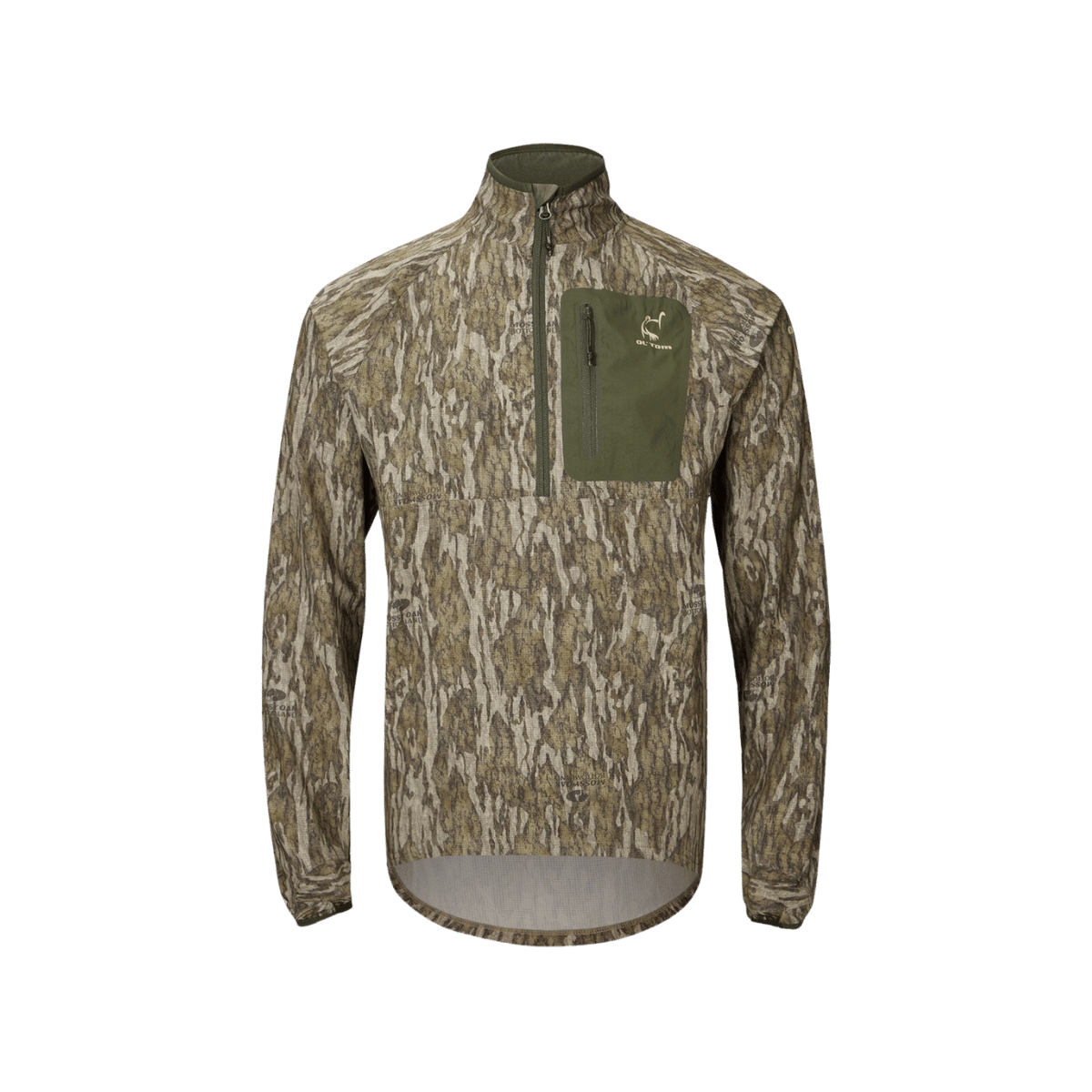 OL`TOM  MEN'S SWT 1/2 ZIP PULLOVER - BOTTOMLAND