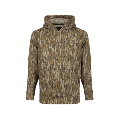 OL`TOM YOUTH CAMO PERFORMANCE HOODIE - BOTTOMLAND - FRONT