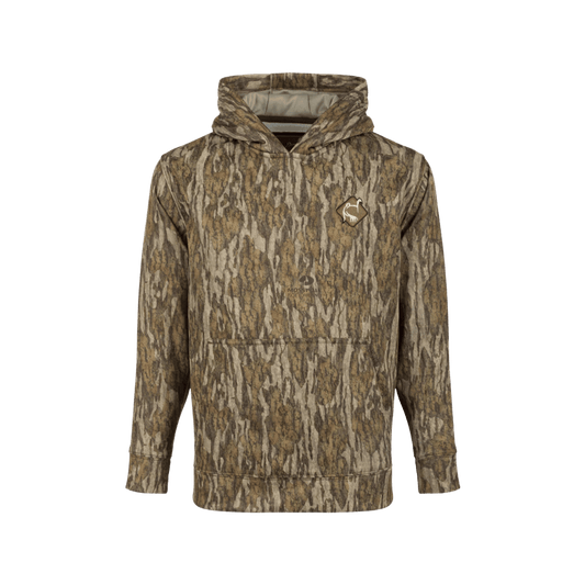 OL`TOM YOUTH CAMO PERFORMANCE HOODIE - BOTTOMLAND - FRONT