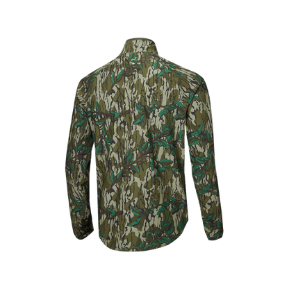 OL`TOM YOUTH SWEATSHIRT 1/2 ZIP PULLOVER - GREENLEAF - BACK