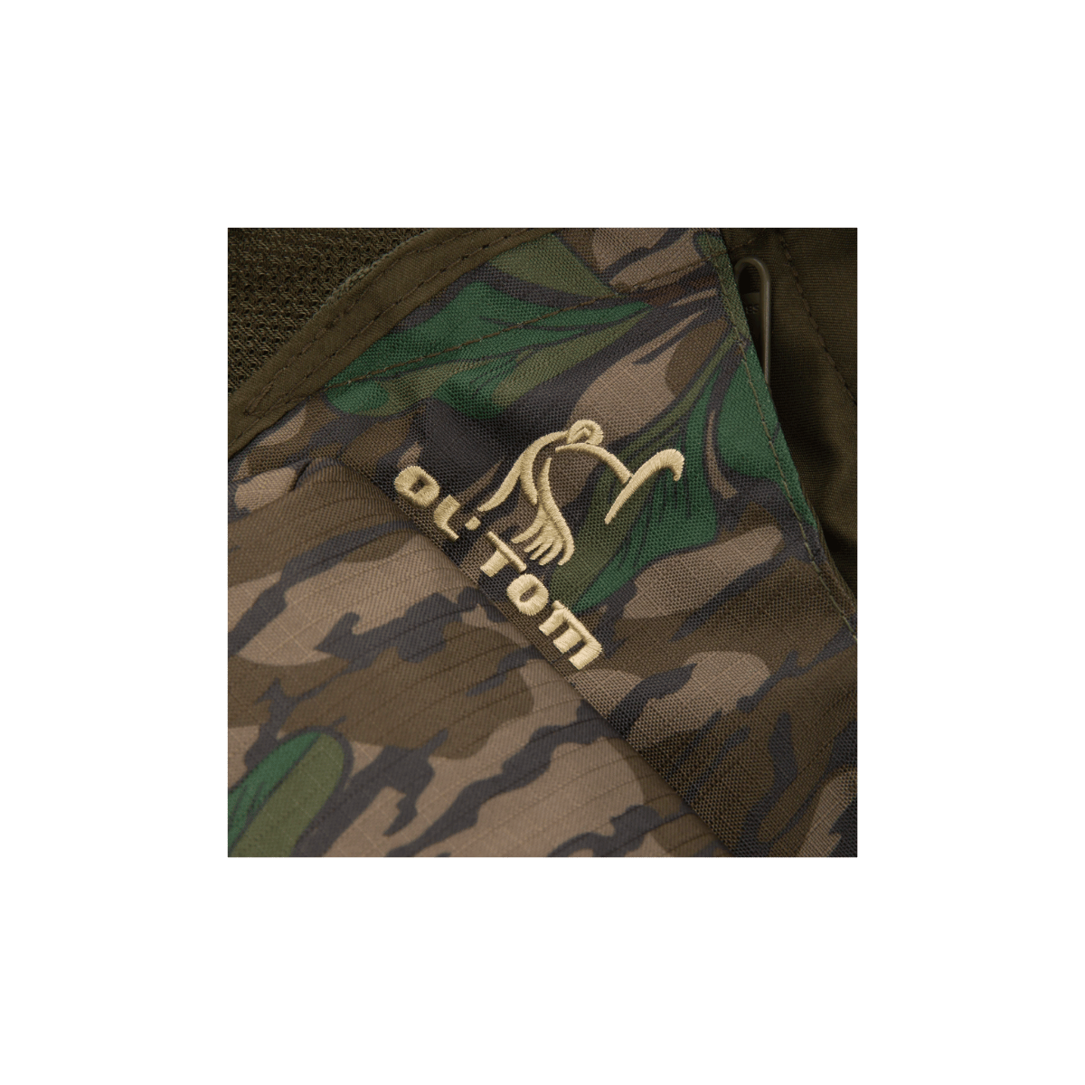 OL`TOM YOUTH TURKEY STRAP VEST - GREENLEAF -LOGO