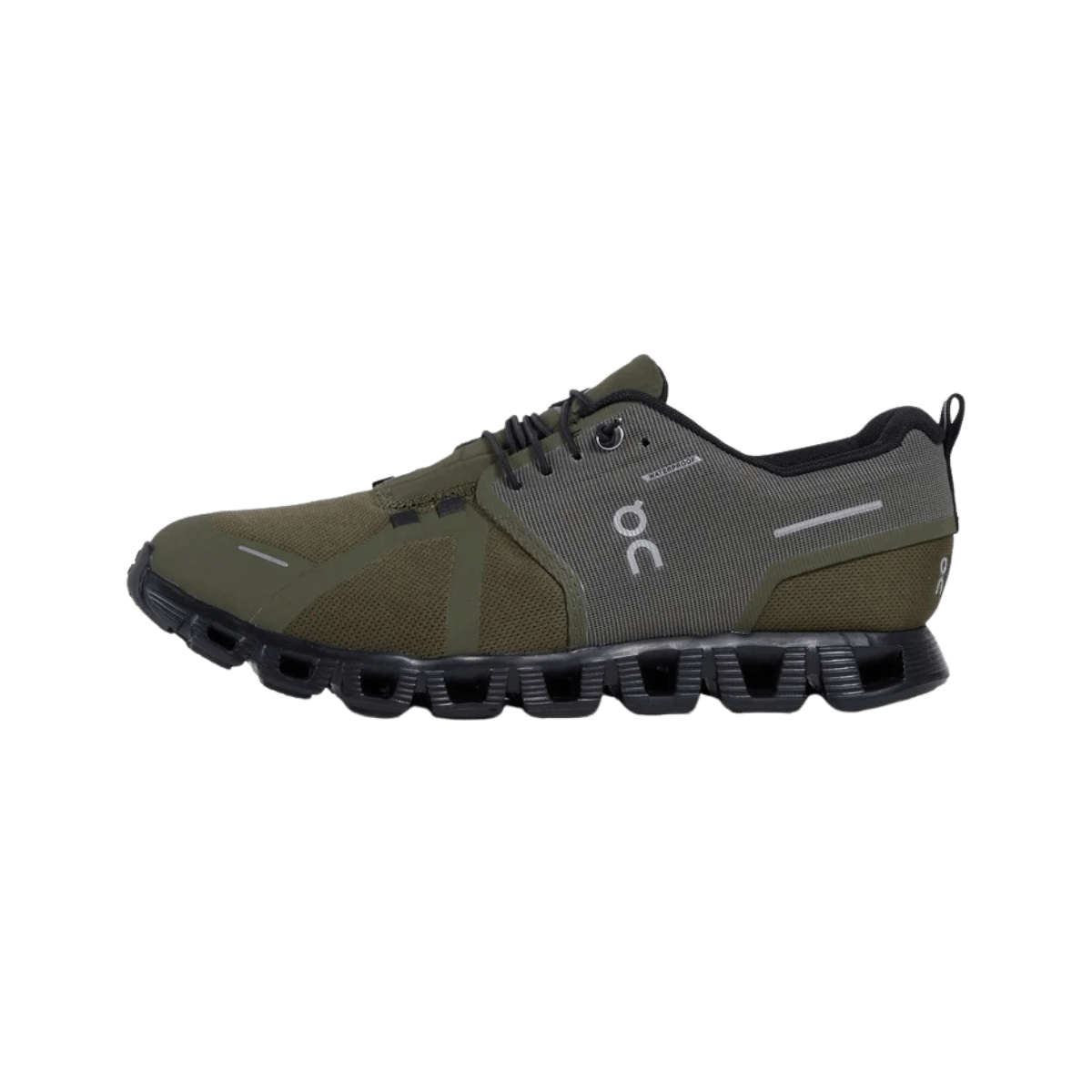 ON RUNNING CLOUD 5 WATERPROOF OLIVE BLACK