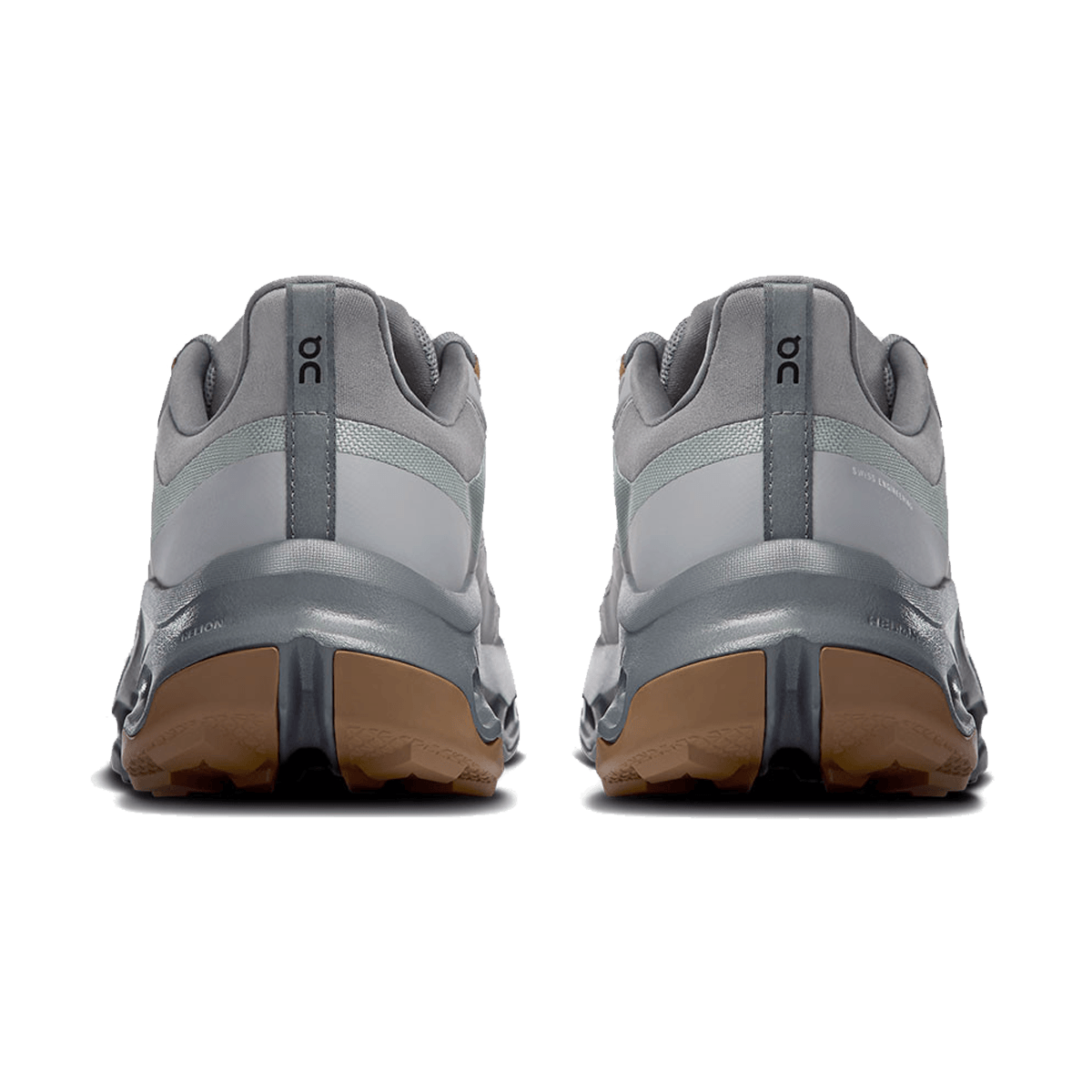 ON CLOUDHORIZON 2 RUNNING SHOES - ALLOY ROCK - MEN'S - BACK VIEW