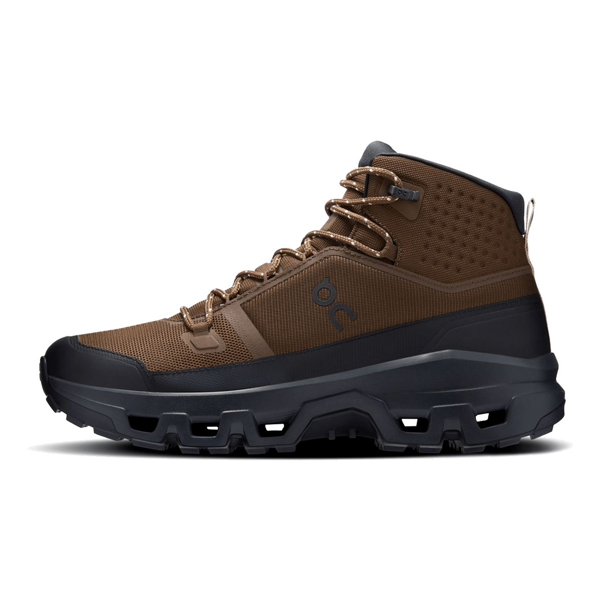 ON CLOUDROCK MID WATERPROOF HIKING BOOTS - INSTEP VIEW