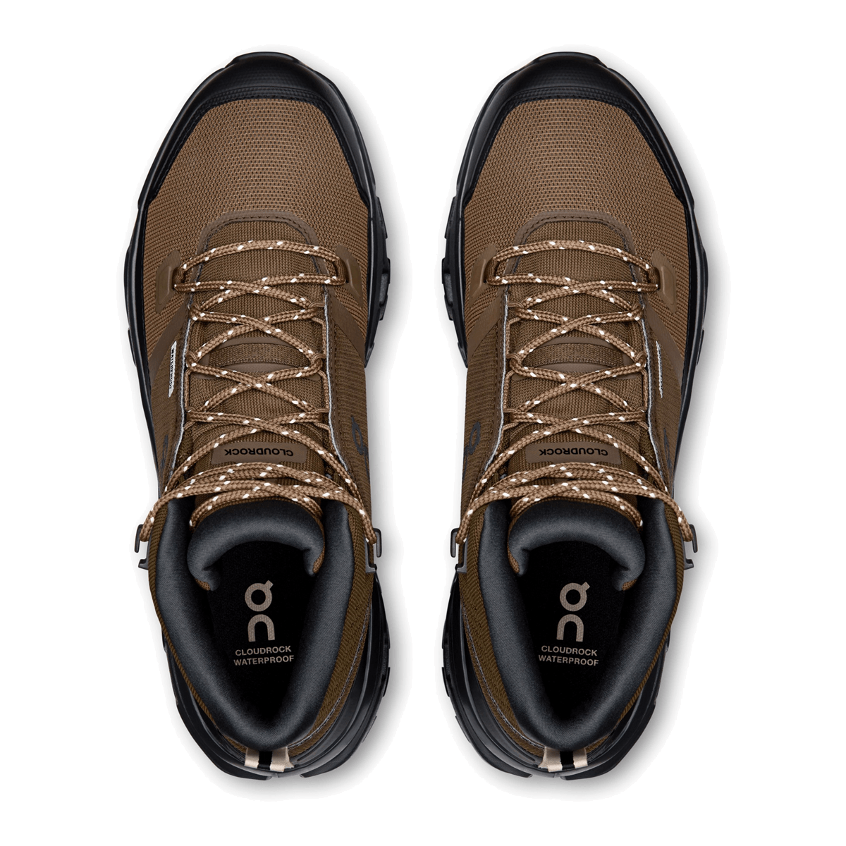 ON CLOUDROCK MID WATERPROOF HIKING BOOTS - TOP VIEW