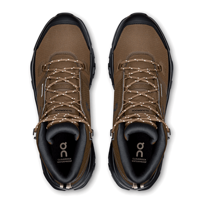 ON CLOUDROCK MID WATERPROOF HIKING BOOTS - TOP VIEW