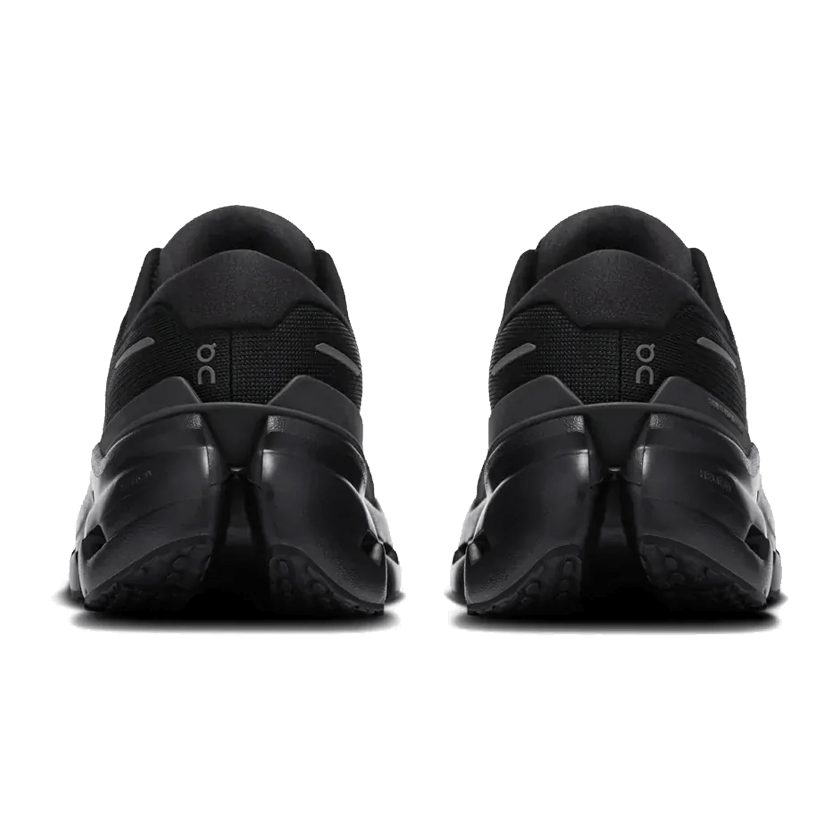 ON CLOUDRUNNER 3 RUNNING SHOES - BLACK - BACK VIEW