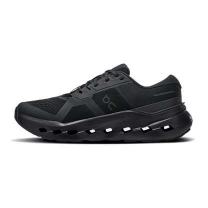 ON CLOUDRUNNER 3 RUNNING SHOES - BLACK - INSTEP VIEW