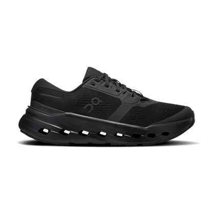 ON CLOUDRUNNER 3 RUNNING SHOES - BLACK - SIDE VIEW