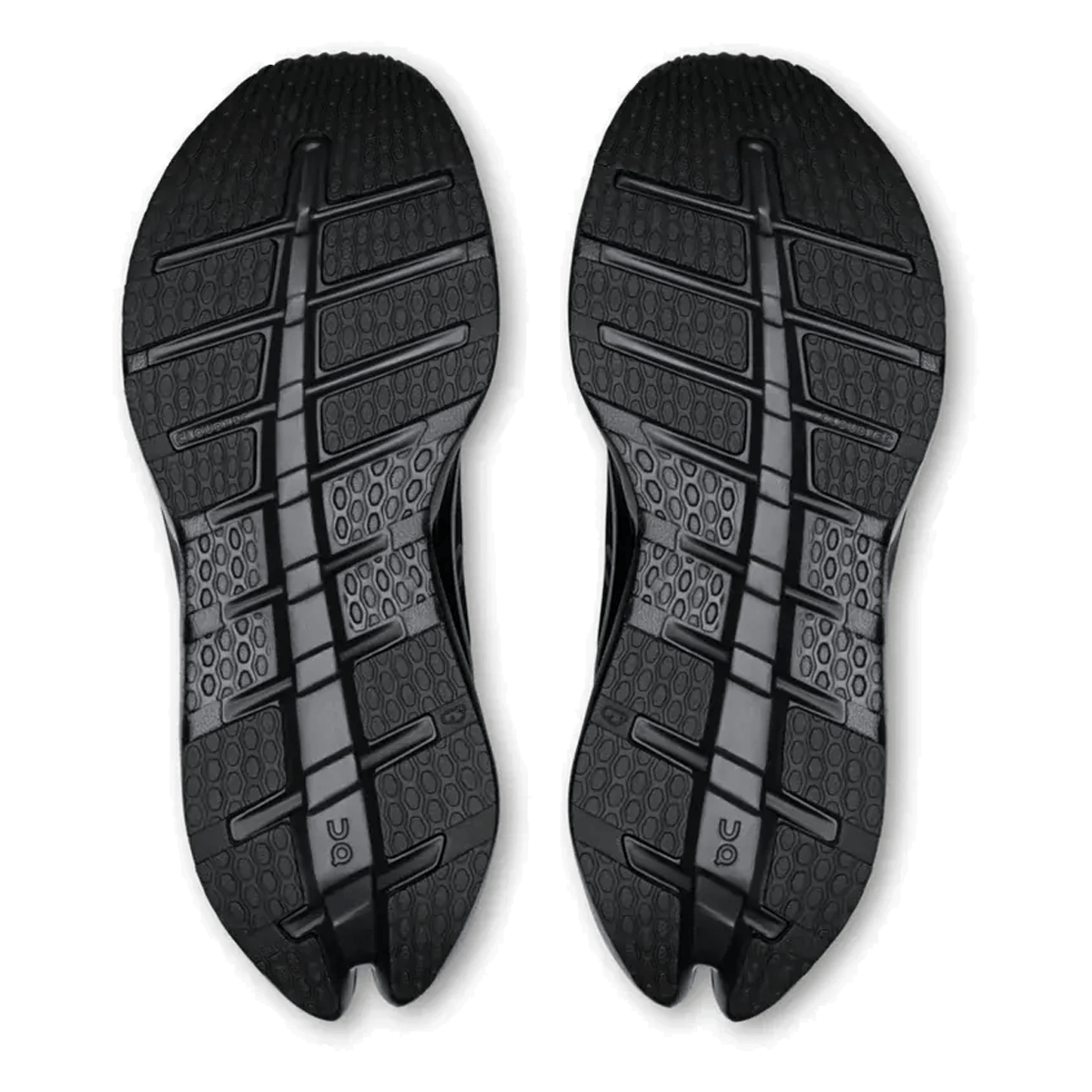 ON CLOUDRUNNER 3 RUNNING SHOES - BLACK - SOLE VIEW