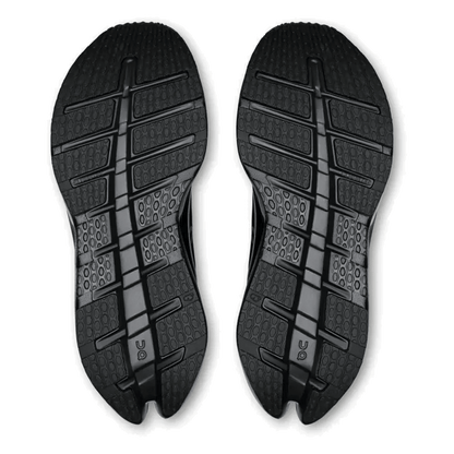 ON CLOUDRUNNER 3 RUNNING SHOES - BLACK - SOLE VIEW