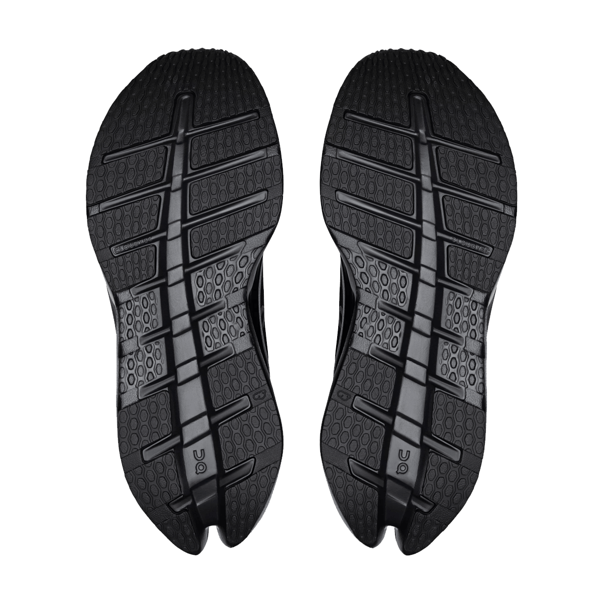 ON CLOUDRUNNER 3 RUNNING SHOES - BLACK BLACK - WOMEN'S -SIDE VIEW 2