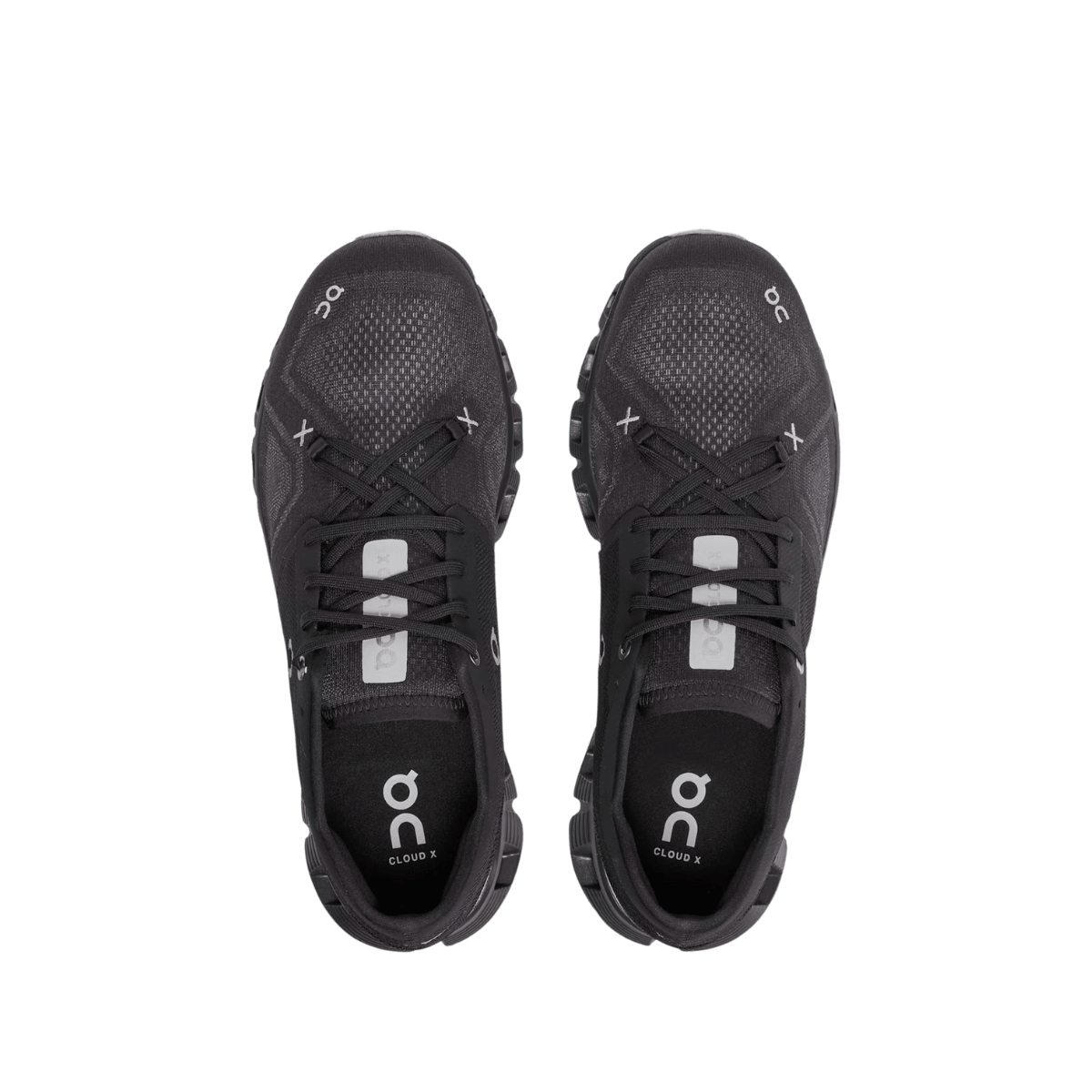 ON RUNNING MEN'S CLOUD X 3 - BLACK - TOP VIEW
