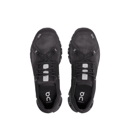 ON RUNNING MEN'S CLOUD X 3 - BLACK - TOP VIEW