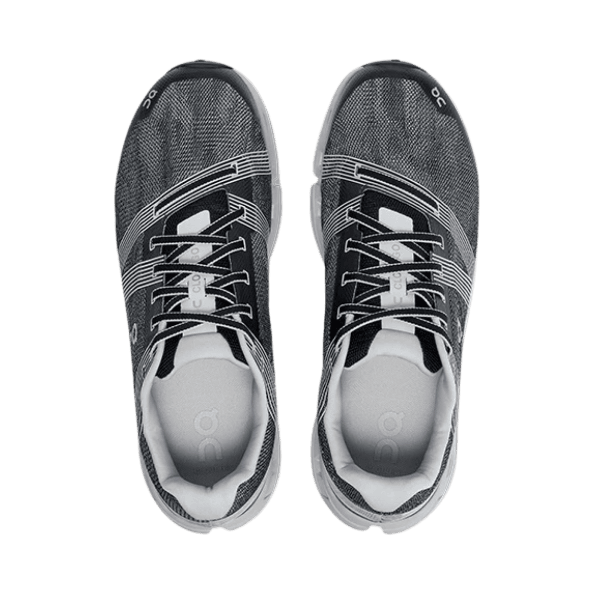 ON RUNNING MEN'S CLOUDGO - BLACK/GLACIER - TOP VIEW
