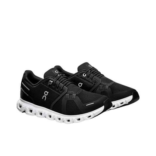 ON RUNNING WOMEN'S CLOUD 6 - BLACK/WHITE